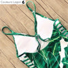 Monokini Push-Up Feuille Verte Bananier IPANEMA - Couleurs Lagon