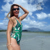 Monokini Push-Up Feuille Verte Bananier IPANEMA - Couleurs Lagon