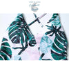 Monokini Push-Up Feuille Verte Tropical SEXYRUSH - Couleurs Lagon