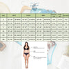 Monokini Push-Up Rashguard Manche Longue Dos Nu Turquoise BLEU LAGON - Couleurs Lagon