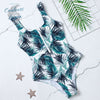 Monokini Push Up ZippOne - Couleurs Lagon