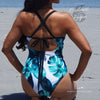 Monokini Rush Feuille Verte - Couleurs Lagon