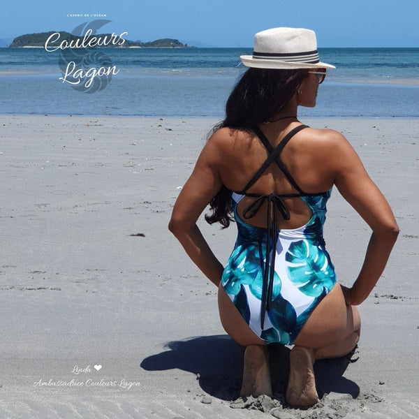 Monokini Rush Feuille Verte - Couleurs Lagon