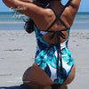 Monokini Rush Feuille Verte - Couleurs Lagon