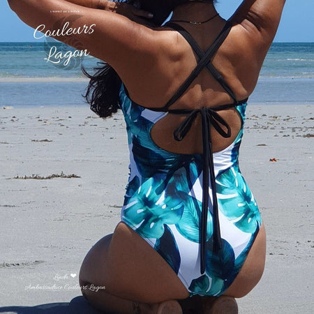Monokini Rush Feuille Verte - Couleurs Lagon