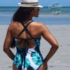 Monokini Rush Feuille Verte - Couleurs Lagon