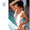 Monokini V Profond 4 CRISS CROSS - Couleurs Lagon