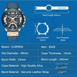 Montre Bracelet Chronographe BLEU LAGON - Couleurs Lagon