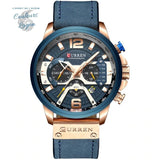 Montre Bracelet Chronographe BLEU LAGON - Couleurs Lagon