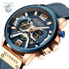 Montre Bracelet Chronographe BLEU LAGON - Couleurs Lagon