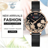 Montre Femme CURREN BLANCHE - Couleurs Lagon