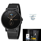Montre Femme Quartz Luxe LIGE - Couleurs Lagon