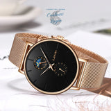 Montre Femme Quartz Luxe LIGE - Couleurs Lagon