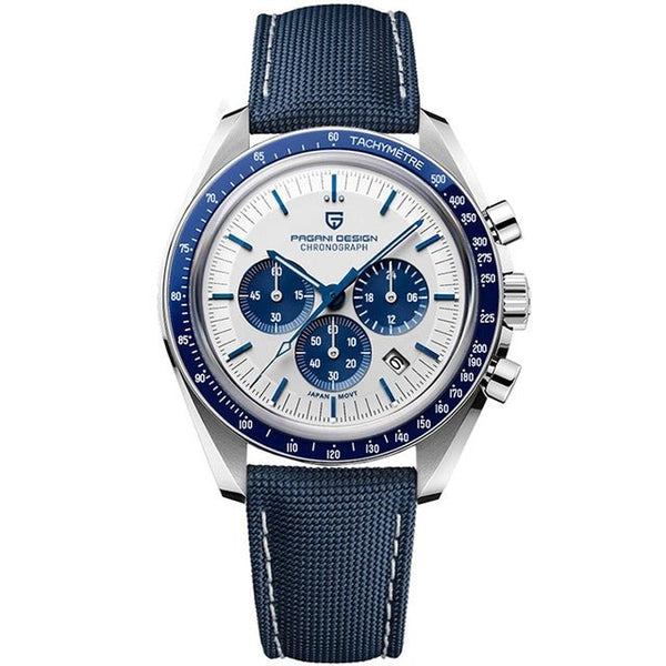 Montre Luxe Chronographe Analogique à Quartz SPEEDMASTER MoonWatch - Couleurs Lagon