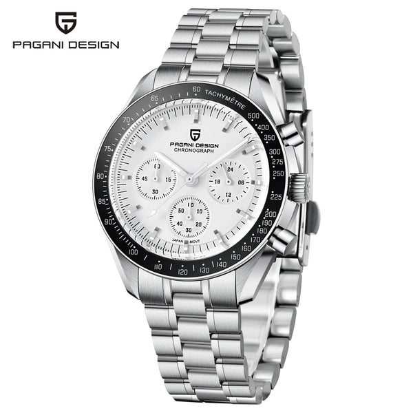 Montre Luxe Chronographe Analogique à Quartz SPEEDMASTER MoonWatch V4 - Couleurs Lagon