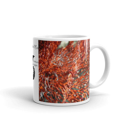 Mug Céramique Blanc Brillant GORGONES ROUGE - Couleurs Lagon
