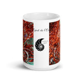 Mug Céramique Blanc Brillant GORGONES ROUGE - Couleurs Lagon