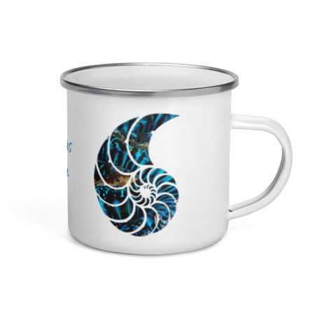 Mug émaillé 12oz COULEURS LAGON BLEU BENITIER - Couleurs Lagon