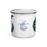 Mug émaillé 12oz COULEURS LAGON BLEU BENITIER - Couleurs Lagon