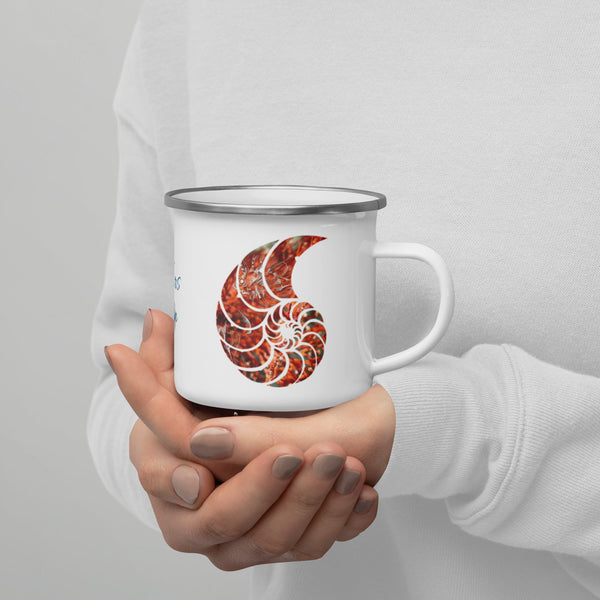 Mug émaillé 12oz COULEURS LAGON ROUGE GORGONES - Couleurs Lagon