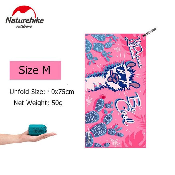 Naturehike Bandana Serviette Compacte Microfibre Quick Dry OCEAN - Couleurs Lagon