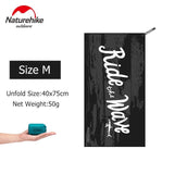 Naturehike Bandana Serviette Compacte Microfibre Quick Dry OCEAN - Couleurs Lagon