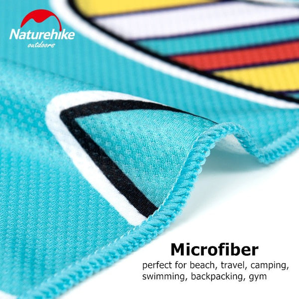 Naturehike Bandana Serviette Compacte Microfibre Quick Dry OCEAN - Couleurs Lagon