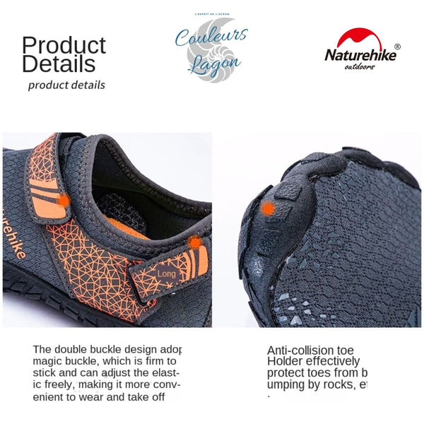 Chaussures aquatiques Naturehike — guide des tailles EU 39-44 | Couleurs Lagon