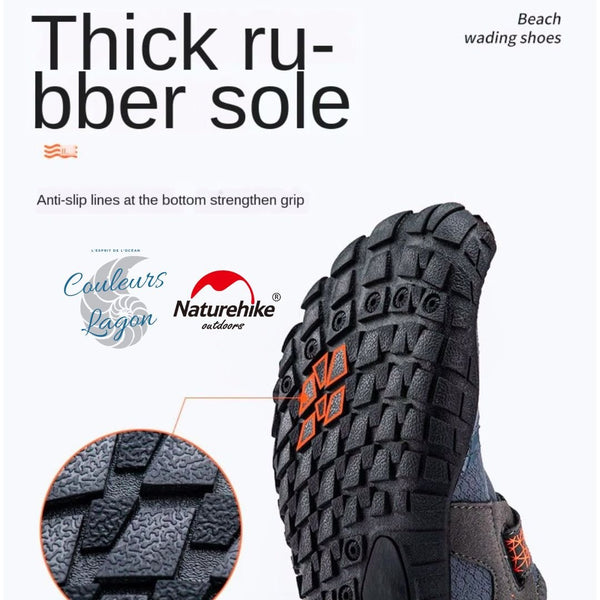 Chaussures aquatiques Naturehike — sangles de réglage avant arrière | Couleurs Lagon