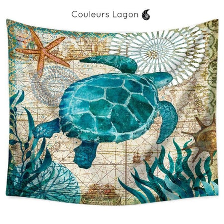 Paréo Drap de Bain COULEURS LAGON - Couleurs Lagon