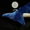 Peluche Réaliste Baleine Bleu du Pacifique Nord 42cm 16in - Couleurs Lagon