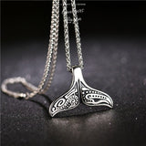 chaine ixox médical et Pendentif Queue de Poisson en Argent Polis PACIFIC - Couleurs Lagon