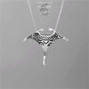 Pendentif Raie Manta en Argent Massif Polynésie - Couleurs Lagon