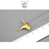 Pendentif Raie Manta en Argent Massif Polynésie - Couleurs Lagon