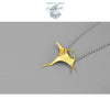 Pendentif Raie Manta en Argent Massif Polynésie - Couleurs Lagon