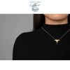 Pendentif Raie Manta en Argent Massif Polynésie - Couleurs Lagon