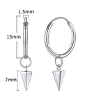 Petites boucles d'oreilles Piercing Argent s925 - Couleurs Lagon