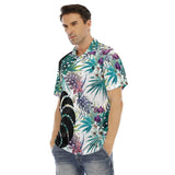 Polo Hommes Grandes Tailles Floral Palmier - Couleurs Lagon