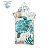Poncho Microfibre Couleurs Lagon - Couleurs Lagon