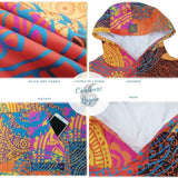 Poncho Peignoir microfibres grande taille AUSTRALIA - Couleurs Lagon