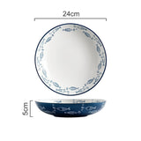 Porcelaine Céramique Haute Qualité Petit POISSON - Couleurs Lagon