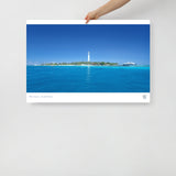 Poster Phare Amédée Nouvelle Calédonie Grand Format - Couleurs Lagon