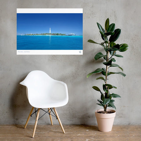 Poster Phare Amédée Nouvelle Calédonie Grand Format - Couleurs Lagon