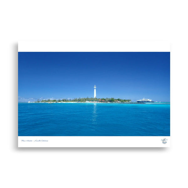 Poster Phare Amédée Nouvelle Calédonie Grand Format - Couleurs Lagon
