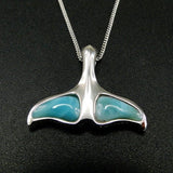 Queue de Baleine s925 Larimar Couleurs Lagon - Couleurs Lagon