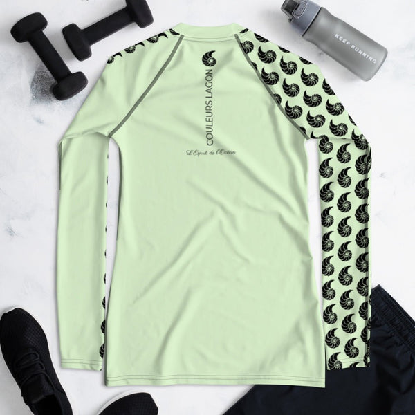 Rashguard Femme UPF50+ Couleurs Lagon PISTACHIO - Couleurs Lagon