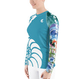 Rashguard Femme UPF50+ Couleurs Lagon PM1-BLUE - Couleurs Lagon