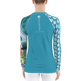 Rashguard Femme UPF50+ Couleurs Lagon PM1-BLUE - Couleurs Lagon