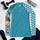 Rashguard Femme UPF50+ Couleurs Lagon PM1-BLUE - Couleurs Lagon
