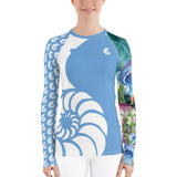 Rashguard Femme UPF50+ Couleurs Lagon PM1-LIGHT BLUE - Couleurs Lagon